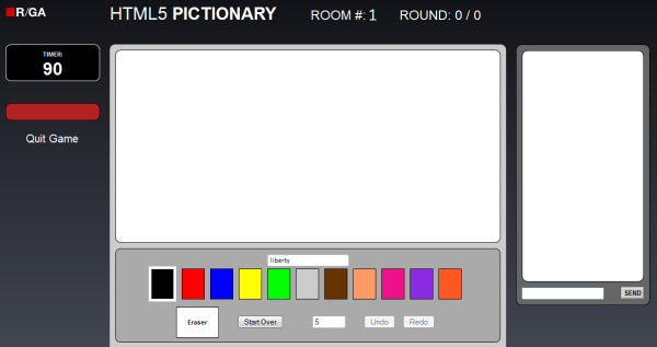 HTML5 Pictionary